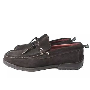 Bruno Magli Loafers Men's Size 8 Casual Sports Shoes Brown Suede Retail $250